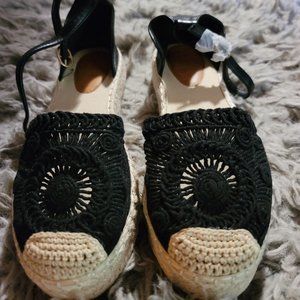 Black Espadrille Sandals